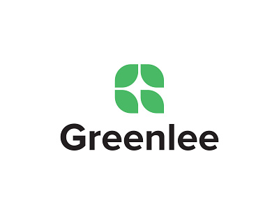 Greenlee abstract branding food geometric graphic design greena health leaf lettermark logo logodesign mark minimal visualidentity