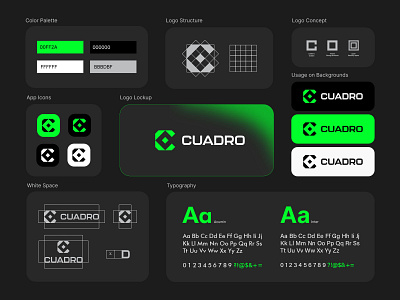 Cuadro block blockcahin brandidentity branding c coin crypto defi dex graphic design lettermark logo logodesign mark monogram nft security token