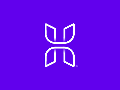 H Monogram conceptual design h hlogo letter letterlogo logo monoline