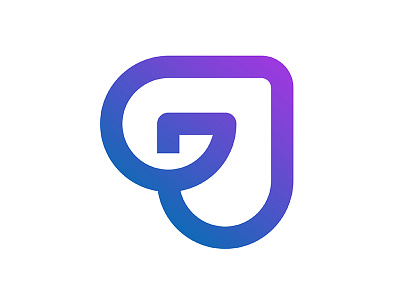 G + J gj gjlogo gjmark lettermark logodesign logodesigner logoinspiration miladrezaee symbol