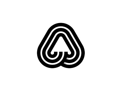 A letter a graphic illustator letter lettering logo logodesign mark