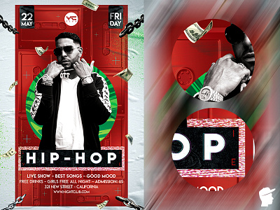 Hip Hop 2020 Flyer Template