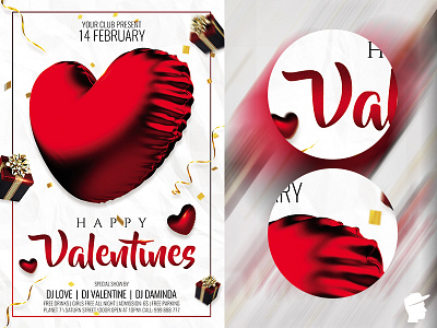 Happy Valentines 2019 Flyer Template