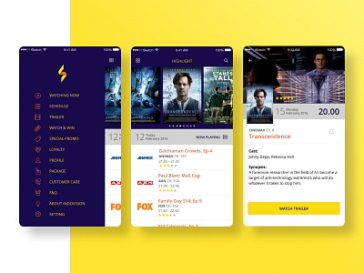 INDOVISION - Super App app design flat ui ux