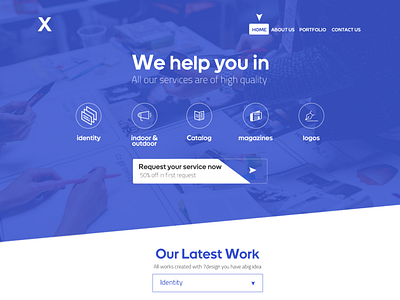 X-Landing Page landing page