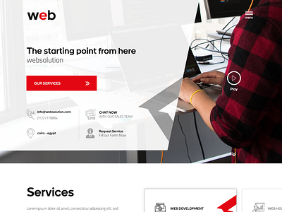 web-Landing landing page