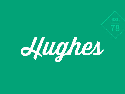 Logotype green identity logotype script