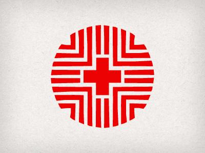 Japan Aid icon japan logo design red