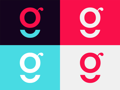 Gladly Color Palette cyan icons identity marks red tech