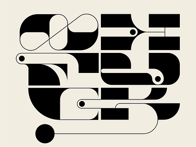 OHFUCK! design geometric handlettering illustration lettering type typeface typography