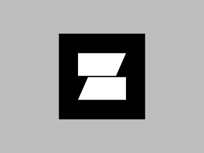 ZAG Utilitarian Idea black identity logo monogram square