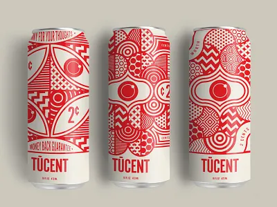 Yeah We Can branding can design design geometric identity illustration packaging design packagingdesign patterns red santa monica trufcreative