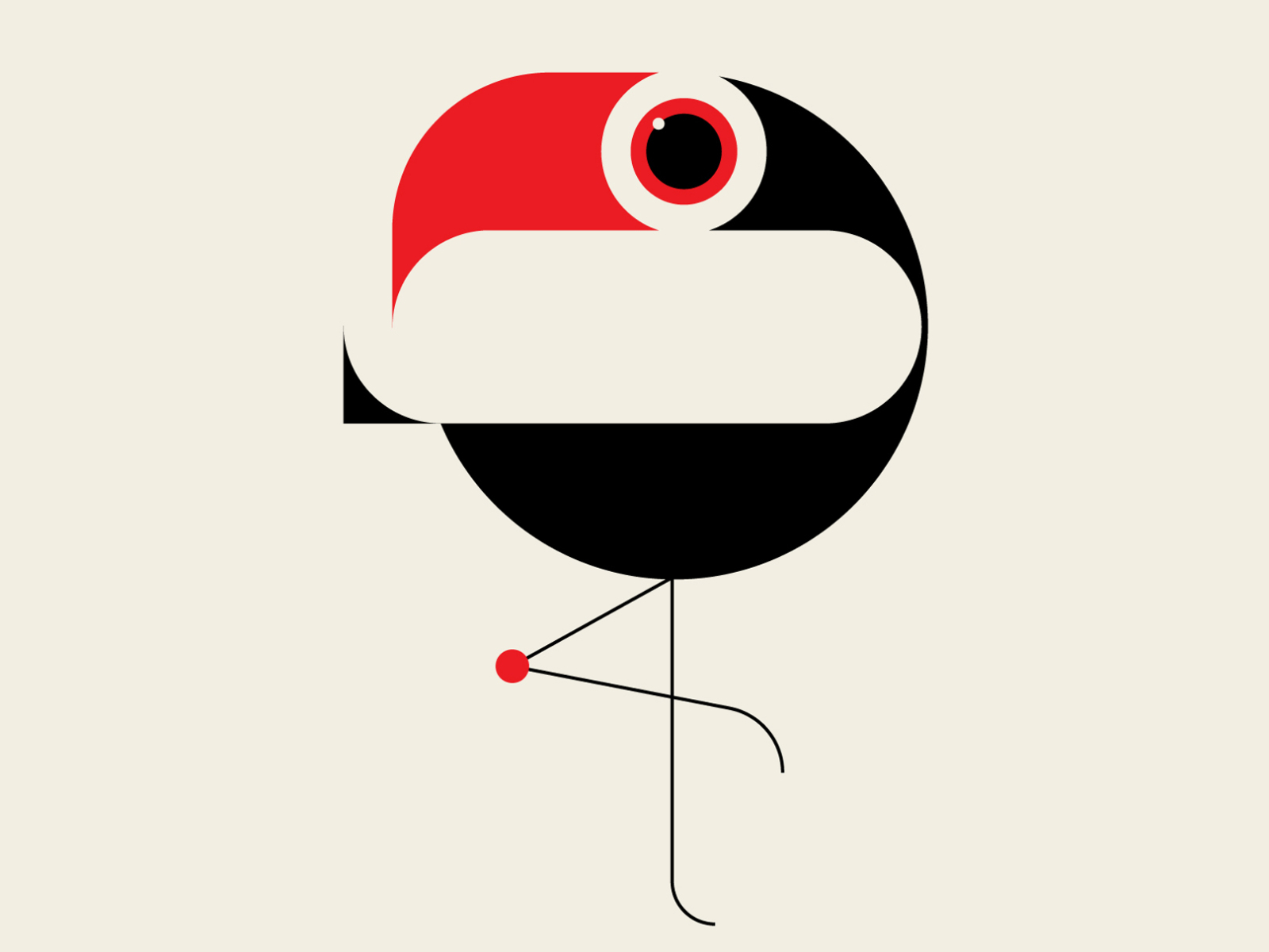 Red-Billed Peckerhead by TRÜF on Dribbble