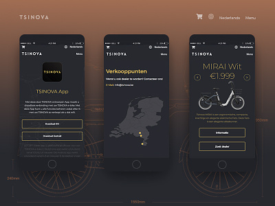 Tsinova adobe bicycle illustartion mobile responsive ui ux web design web development website wordpress