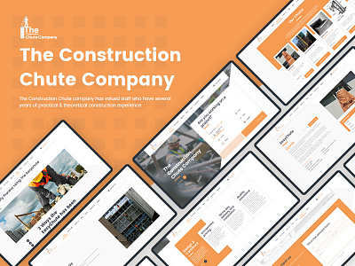The Construction Chute Company adobe company construction design shop ui ux ux design web design web development website