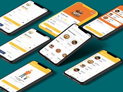 Mobile Application for Restaurant 2020® Concept app clean clean app cook app design food and drink food app food illustration mobile app mobile apps modern style sketch ui uiux user experience ux uxdesign