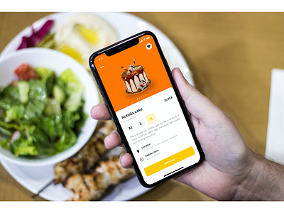 Mobile application for Resturant - LIVE agency clean cook cookapp delivery design header mobile app design mobile design mobile ui resturant sketch ui uiux user experience ux uxdesign webdesign