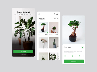 Seed Island Plant Shop Mobile App