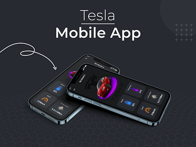Tesla Mobile App - Concept 2022 branding clean design designsystem header illustration logo mobileapp sketch tesla ui uiux uxdesign