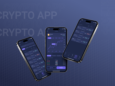 Crypto trading mobile App 2023 🤝 bitcoin crypto cryptoapp mobile app ui ux