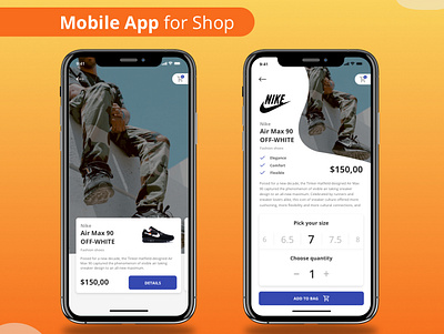 Mobile Application for Store branding clean design header header design mobile app design store app stores ui ux uxdesign