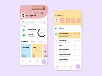 Task app 3d designs mobile productivity taskmanagement uidesign ux ui