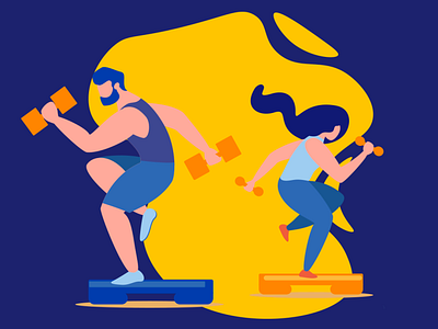 illustration sport for visa Ukraine