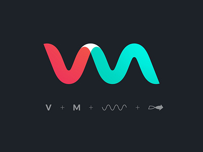 Voicemod logo · Overlay test branding concept logo logo construction overlay sound voice voicemod