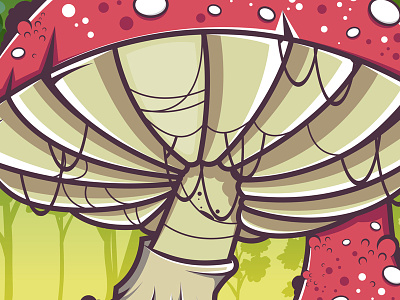 Illustrations board game cartoon cartooning detail erdir oh erdwen forest game game design illustration illustrator mushroom mushrooms natural nature toadstool tree trees wood woods