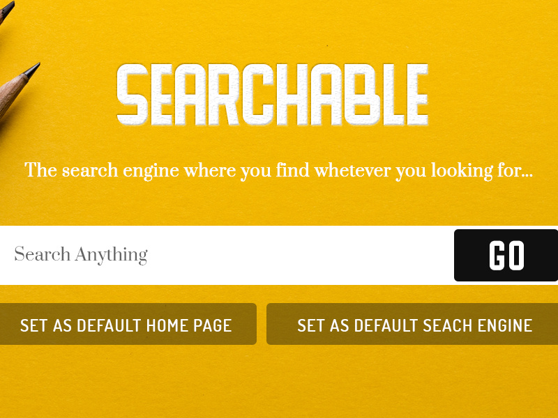 Searchable Search Engine Design Layout by Dexter Web Tech Solutions on