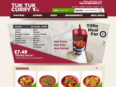 Ecommerce Takeaway Website