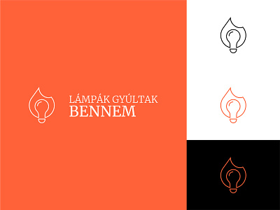 Lámpák Gyúltak Bennem Logo Design branding design icon logo vector