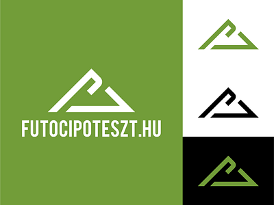 futocipoteszt.hu logo boots branding design graphic design icon logo logo design modern motivation run running shoes test vector webshop