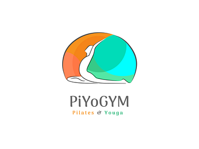 PiYo gym logo design graphicdesign logo pilates yoga