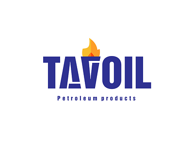 TAVOIL logo design typography
