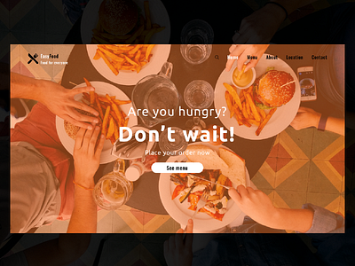 Restaurant Website idea food restaraunt website