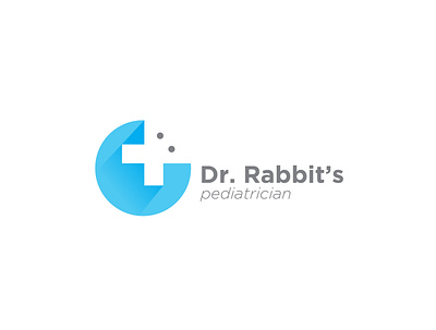 Logo pediatrician baby clinic design illustration logo typography vector