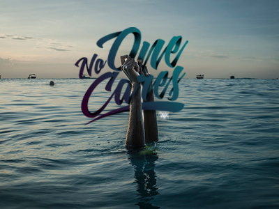 No One Cares adobeillustrator calligraphy digital noonecares