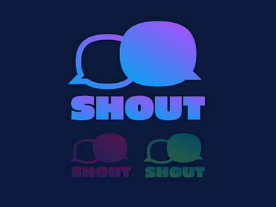 Shout - Messaging App app branding dailylogochallenge design design agency icon identity illustration illustrator ios lettering logo minimal mobile photoshop type typography vector web website