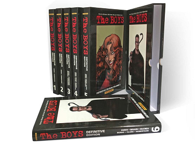 Book Design: The Boys Definitive Editions adobe illustrator adobe photoshop art direction book design book layout design comic book cover design design graphic design graphic novel prepress print design publishing quarkxpress