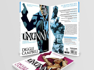 Book & Logo Design: Uncanny Graphic Novel