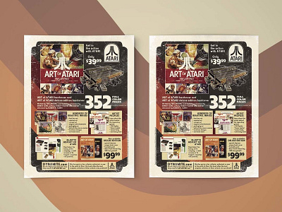 Ad & Flyer Design: Art of Atari Retrospective