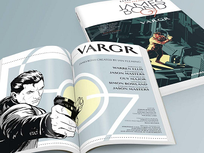 Book Design: James Bond: Vargr Graphic Novel