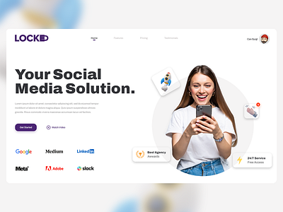 Landing Page: Locked