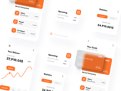 Finance App UI app app design behance branding dashboad design designinspiration dribbble graphicdesign produtc typography ui uidesign ux uxdesign webdesign