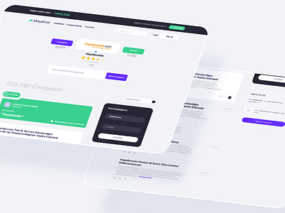 Şikayetvar Interface Design