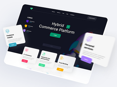 Commerce Web Design UI