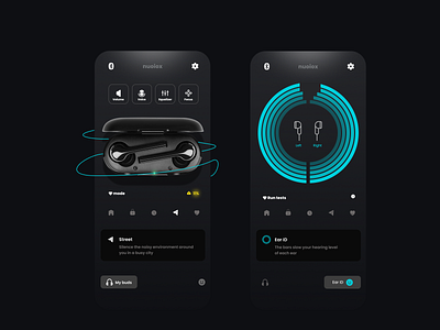 Bluetooth headset Mobile APP / UI-UX