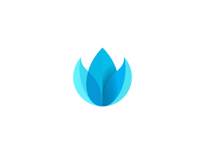 Blue Leaf leaf logo logodrib