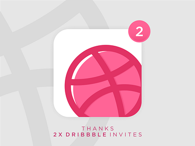 2X Dribbble Invite